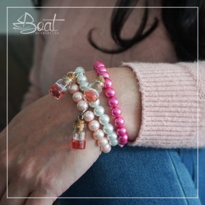 Pulsera Perlas Barquito