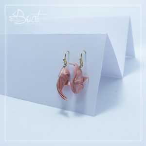 Aretes Anzuelo Koi Origami