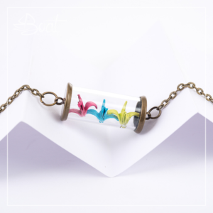 Collar Vintage Tubo Horizontal Grullas