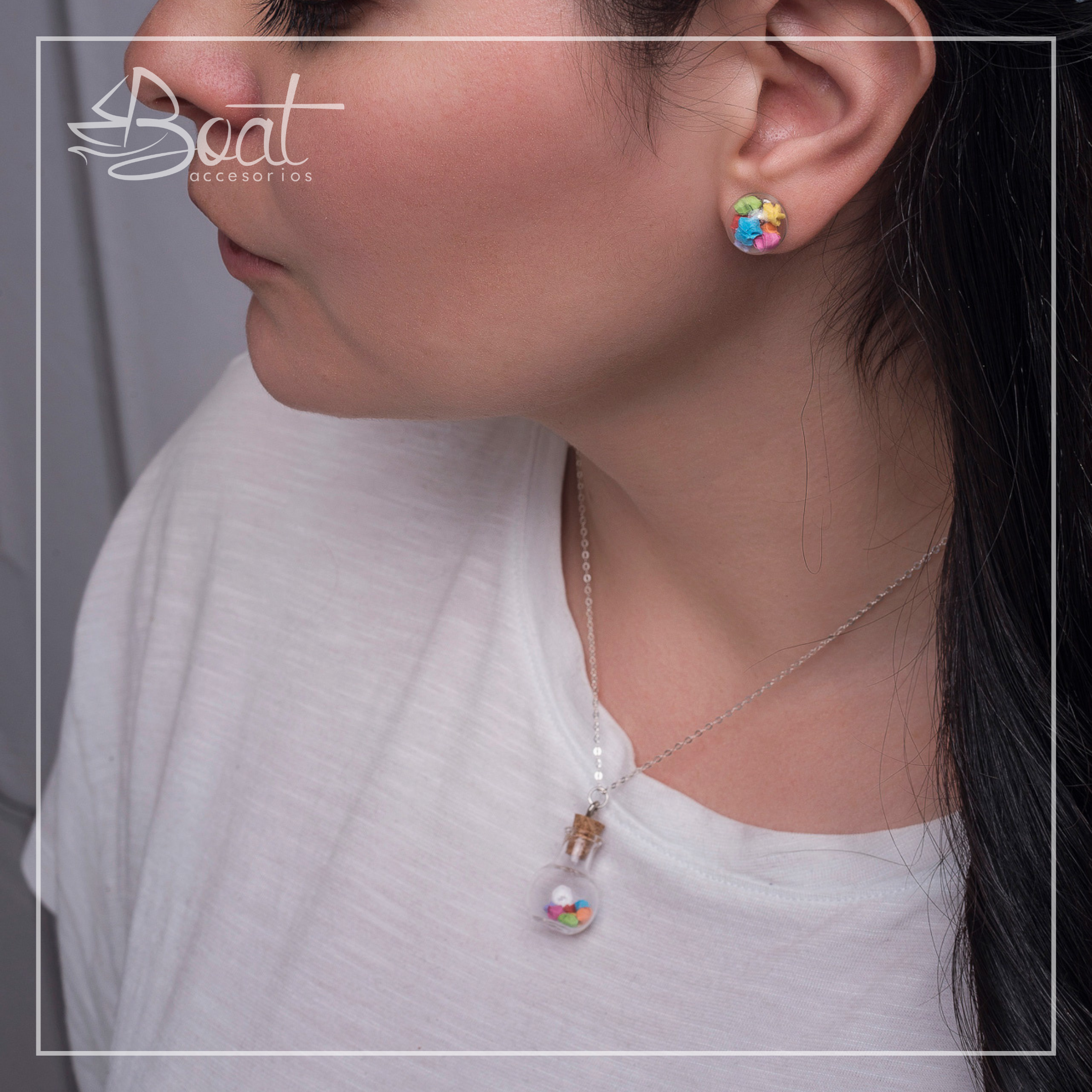 Juego Botella Globo Estrellas