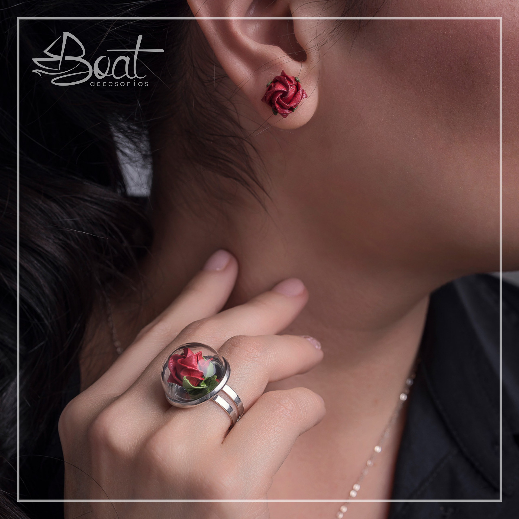 Juego Rosa Medio Globo - Imagen 3