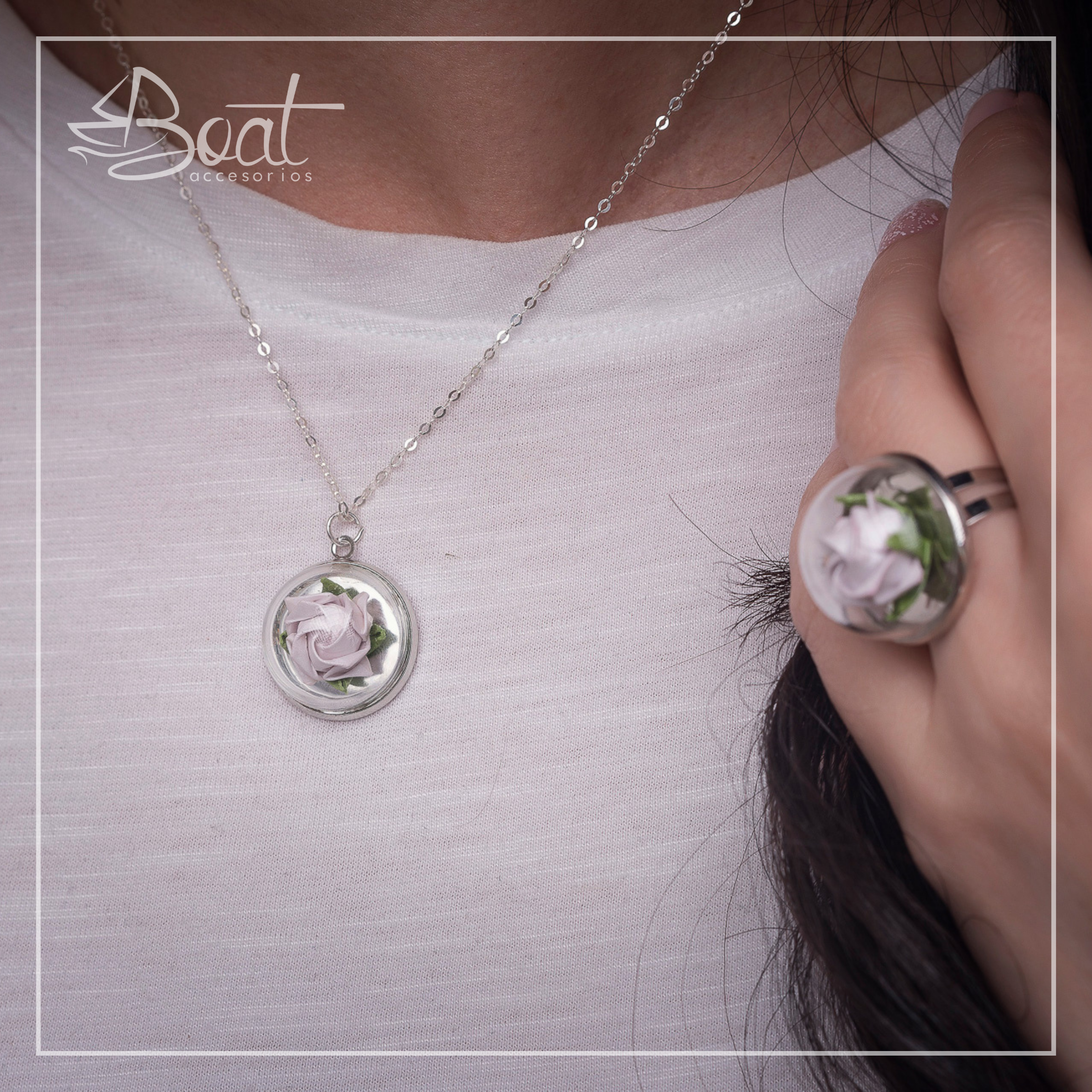 Juego Rosa Medio Globo - Imagen 4