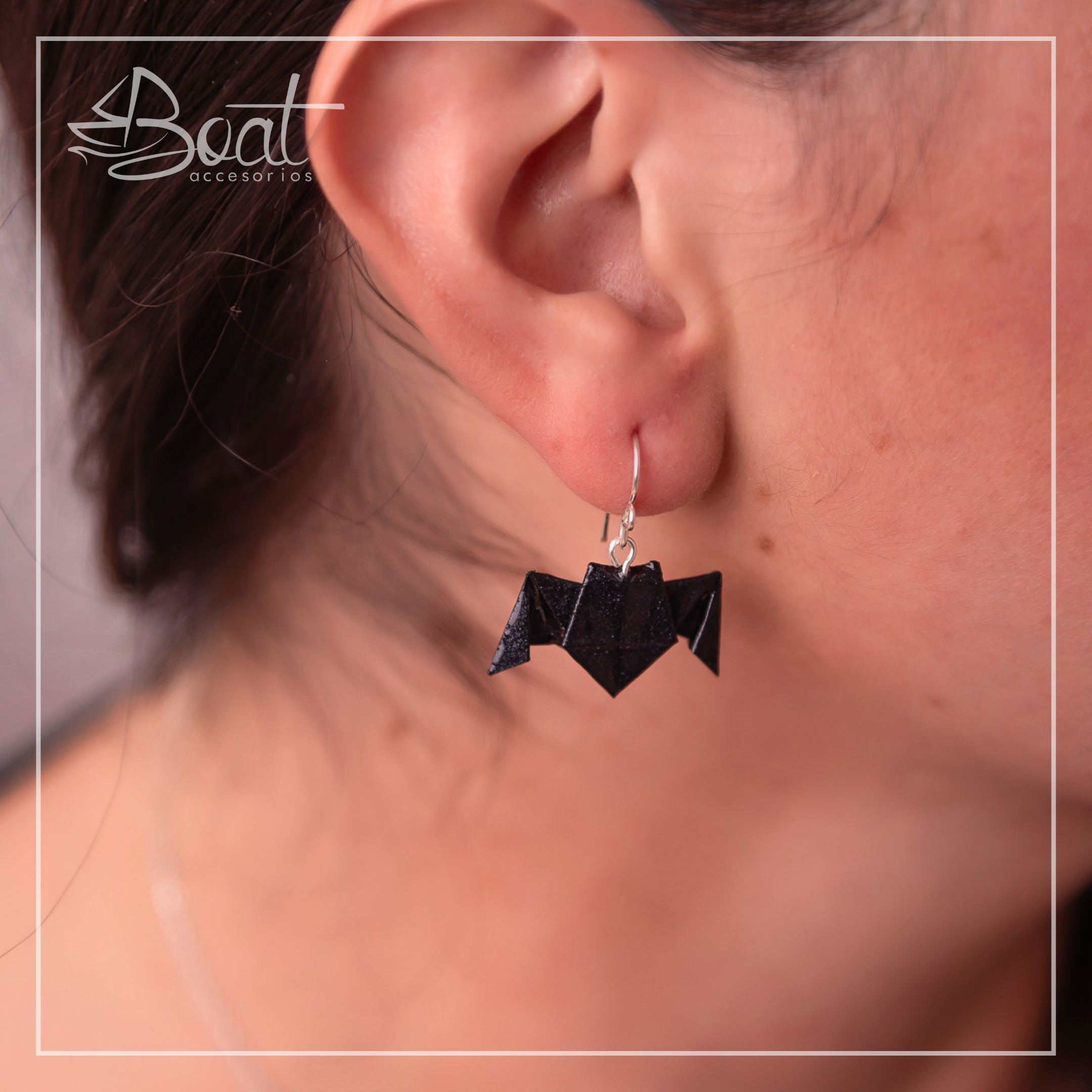 Aretes Anzuelo Murciélago