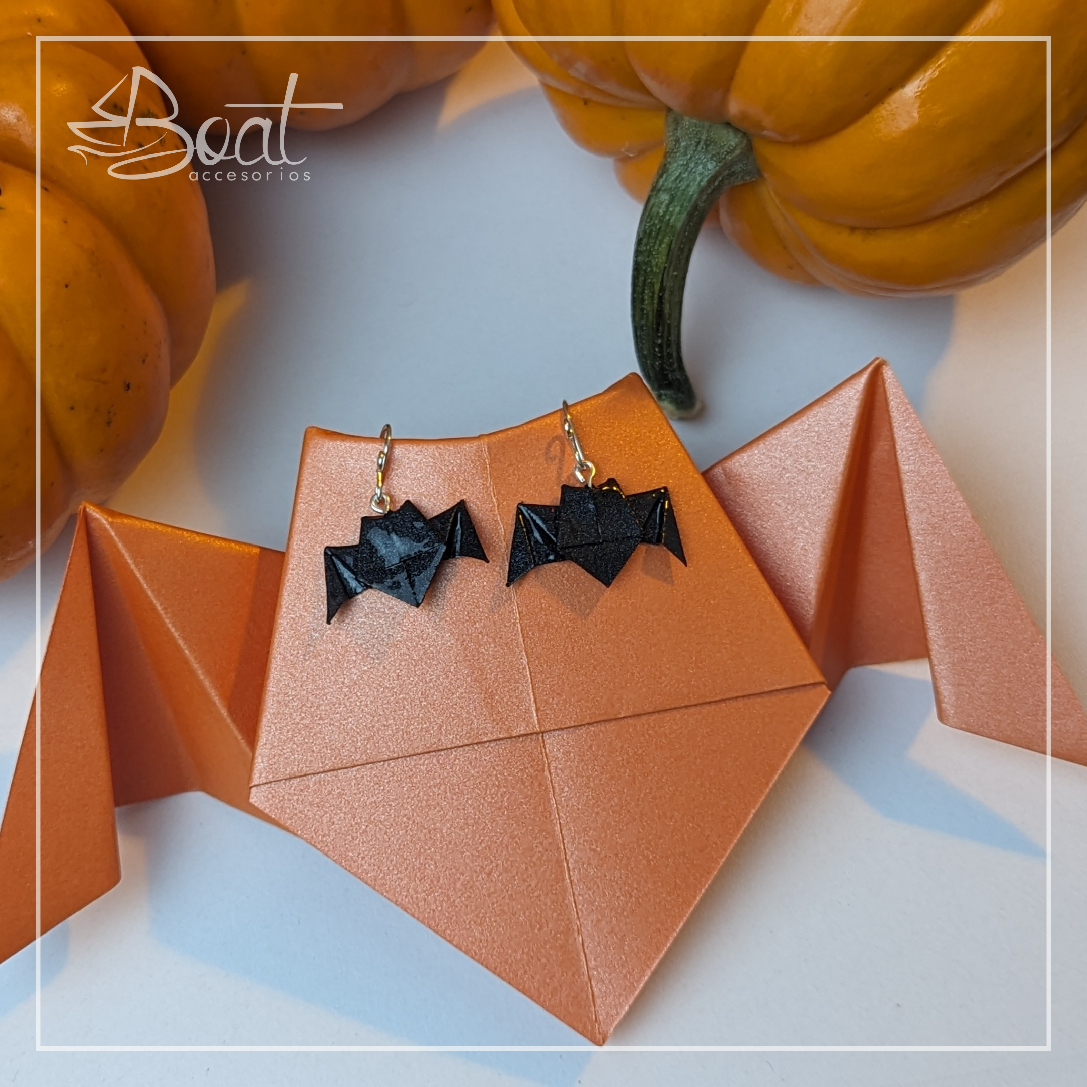 Aretes Anzuelo Murciélago - Imagen 2