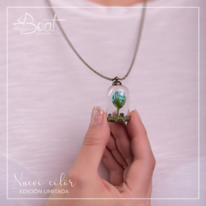 Collar Vintage Domo Rosa