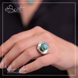 Anillo Medio Globo Rosa