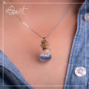 Cadena Botella Barco