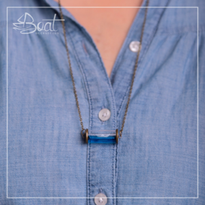 Collar Vintage Tubo Horizontal Barco